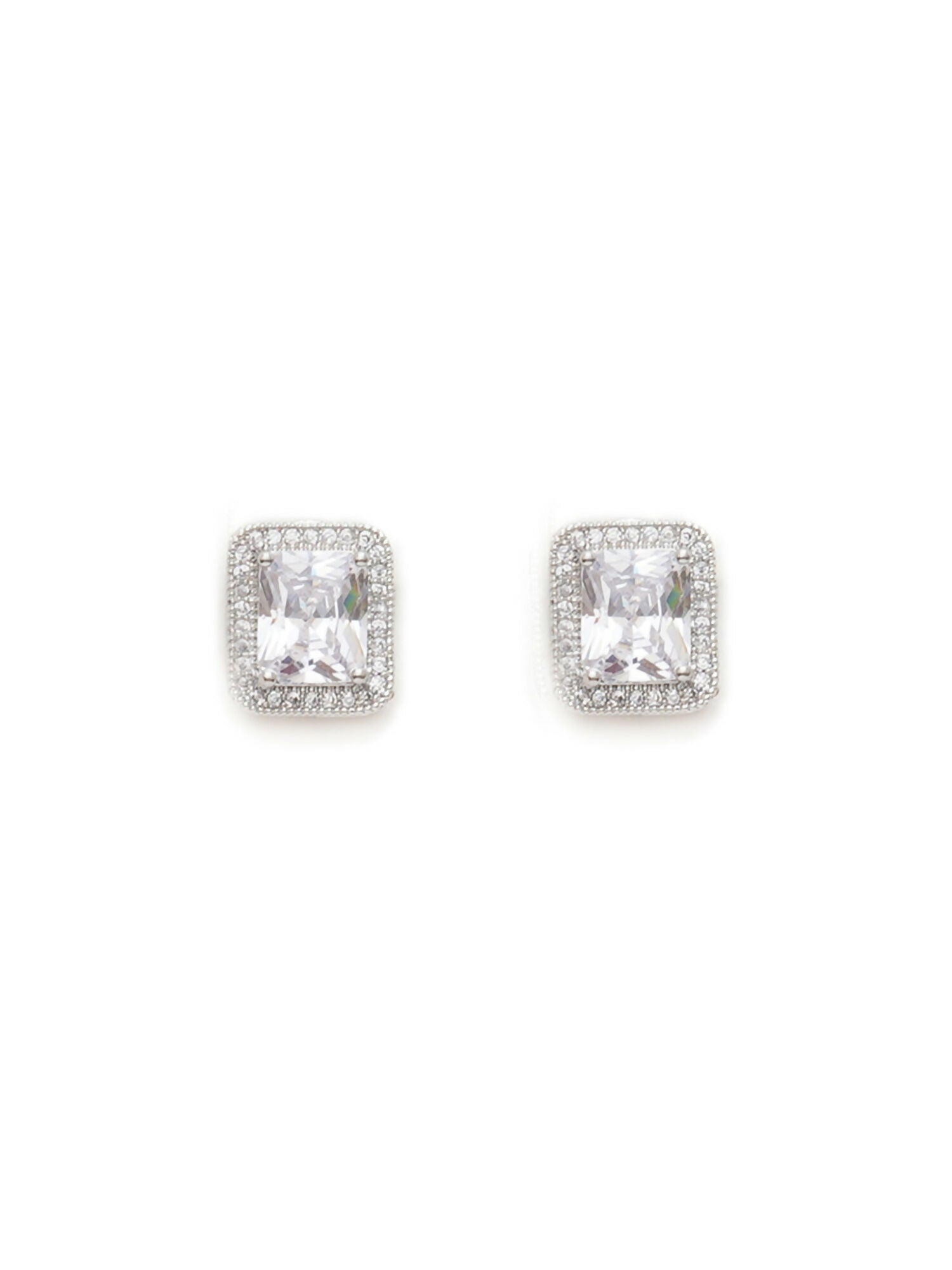 stone stud (white) - Ruby Raang