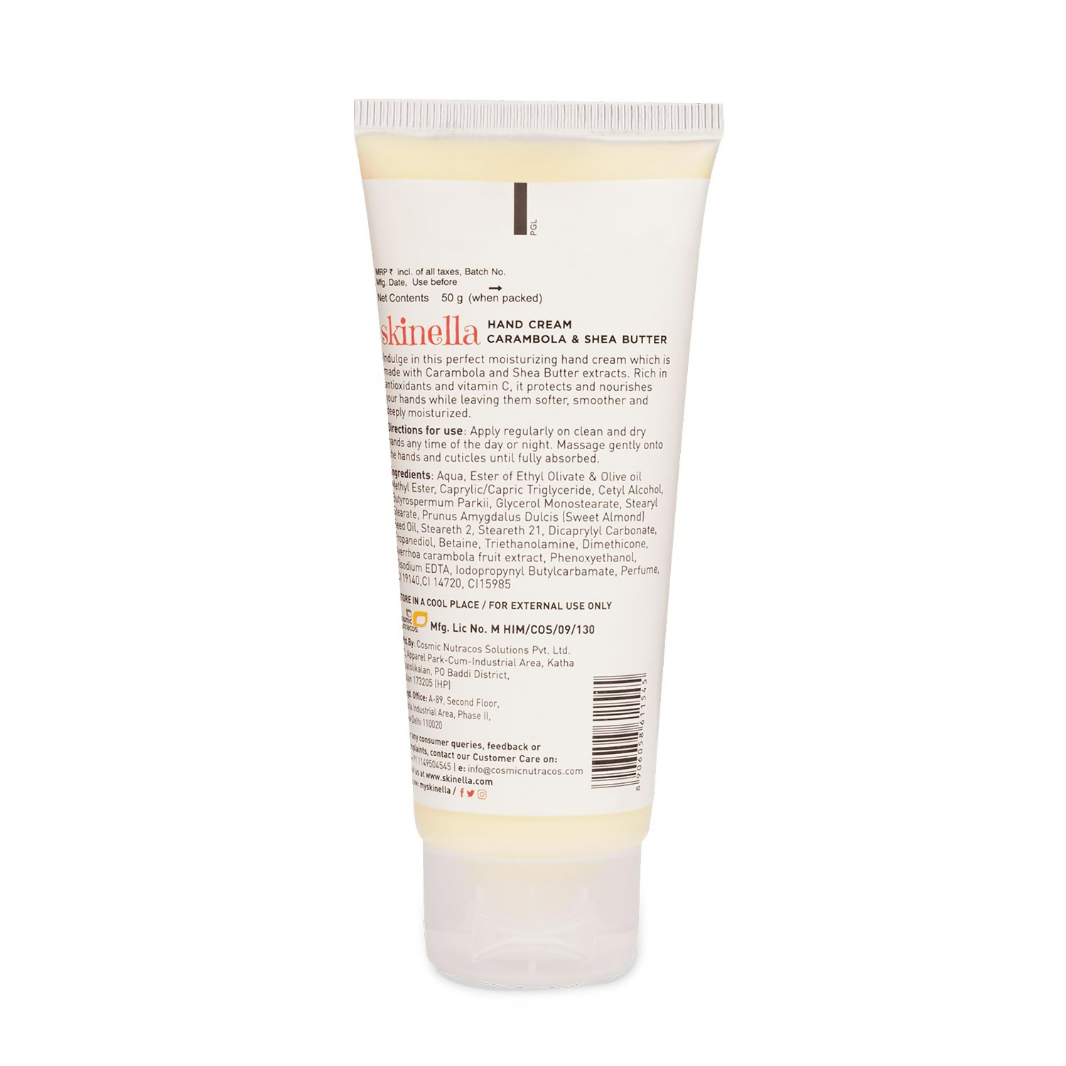 Skinella Hand Cream Carambola & Shea Butter with vitamin c Extract