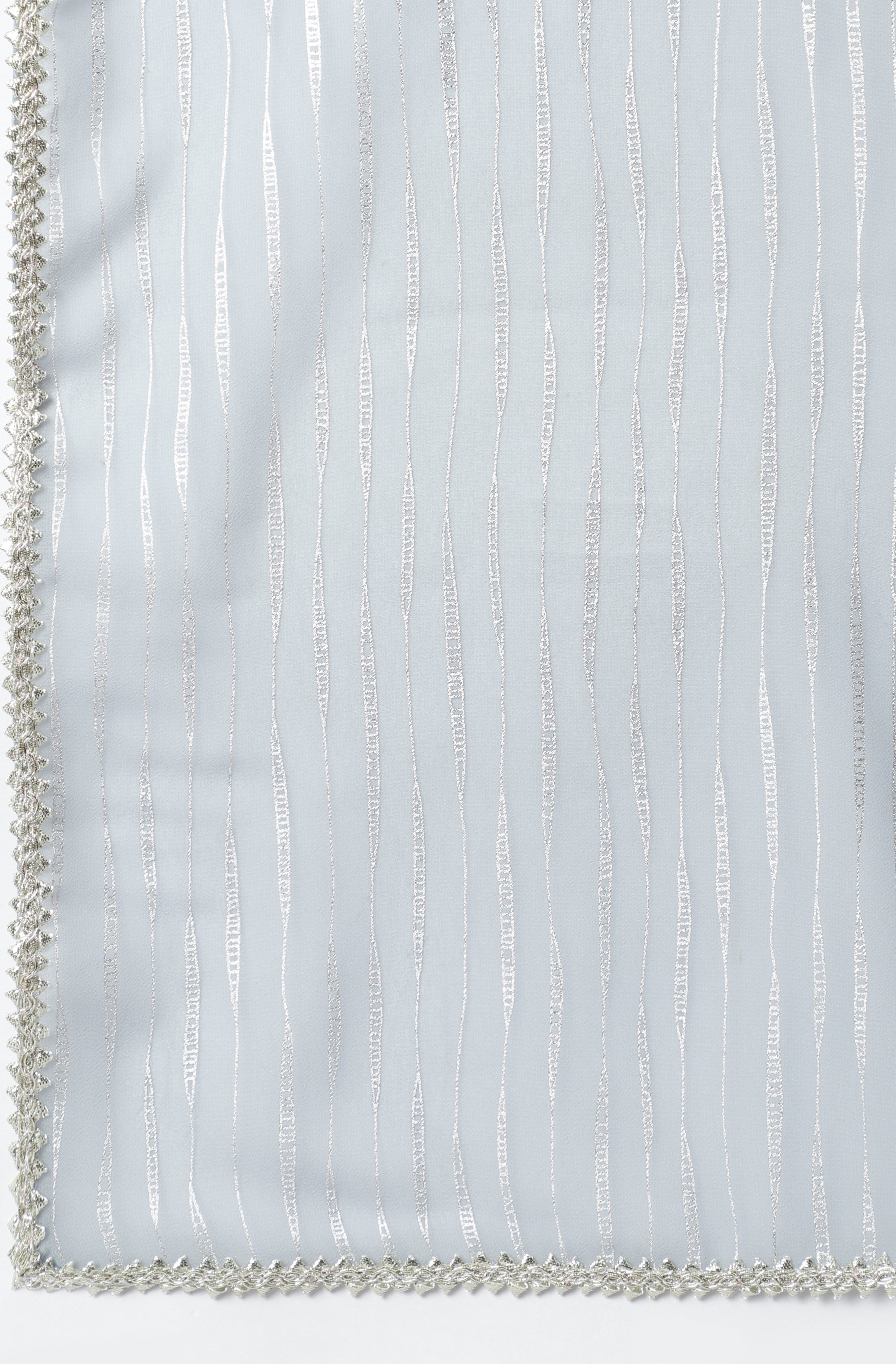 Janasya Women's Grey Poly Georgette Solid Kurta With Dupatta