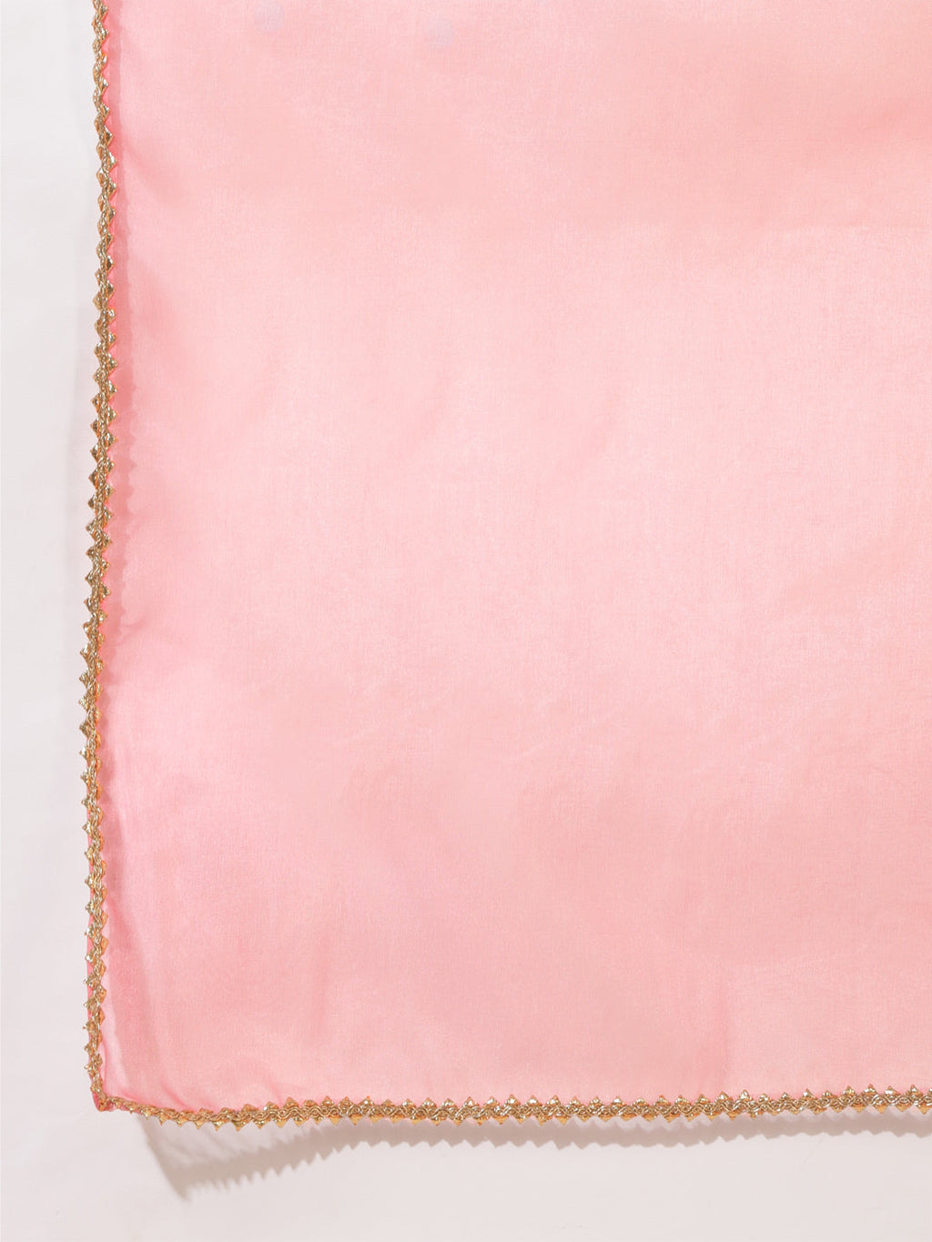 Janasya Pink Crepe Silk Yoke Embroidery Set