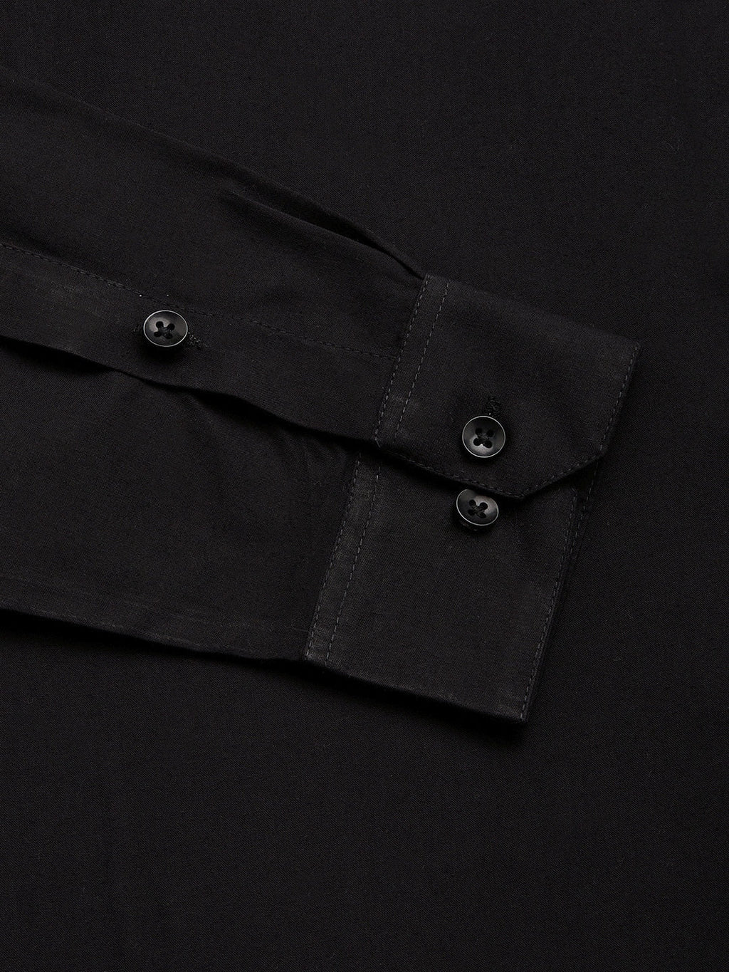 Jainish Men's Cotton Printed Formal Shirts ( SF 807Black )