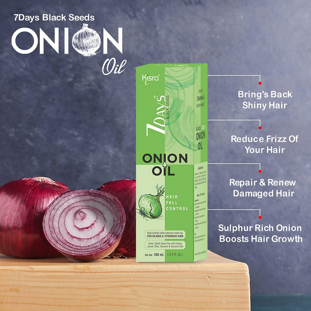 Kisra 7Days Black Seed Onion Hair Oil