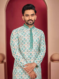 Prazu Fashion Off White Rayon Lucknowi Work Kurta