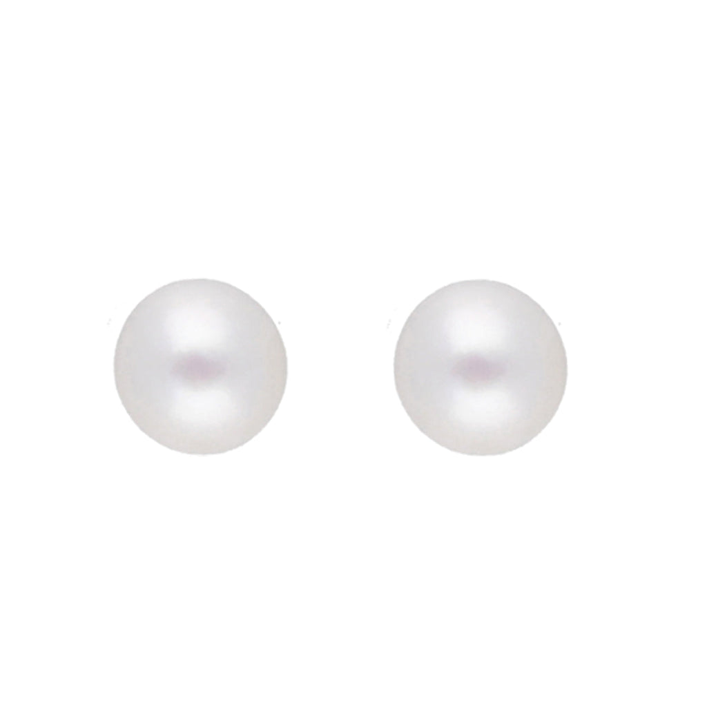 J Pearls 1 Line Oval Pearl Necklace - Real Pearl Jewelry