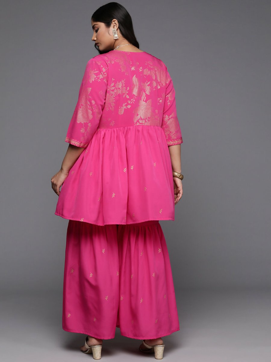 Ahalyaa Women's Traditional Wear Co-ords - Pink