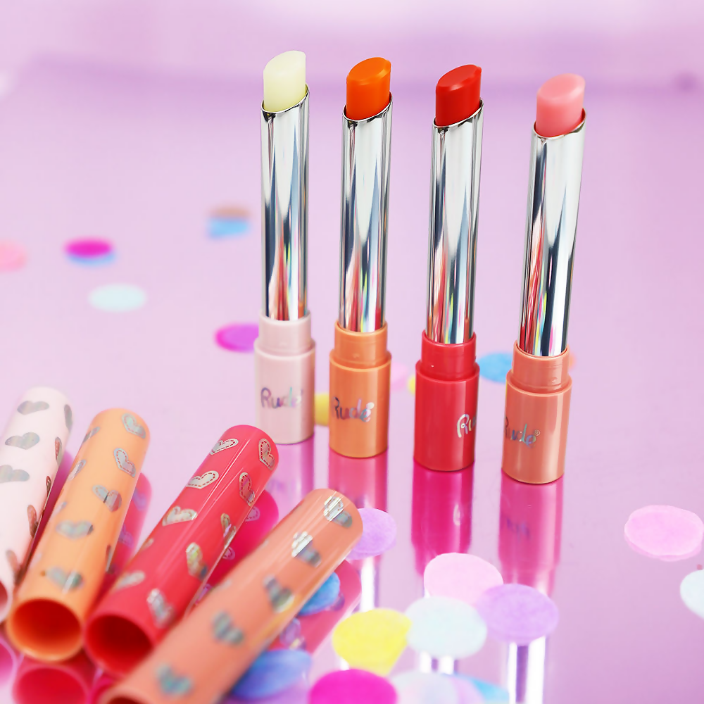 Rude Cosmetics Bare Lips Tinted Lip Balm - Rose