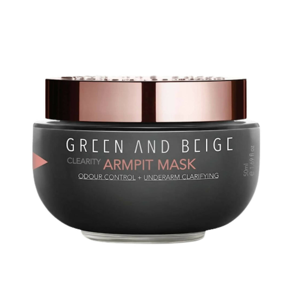 Green And Beige Armpit Mask For Underarms