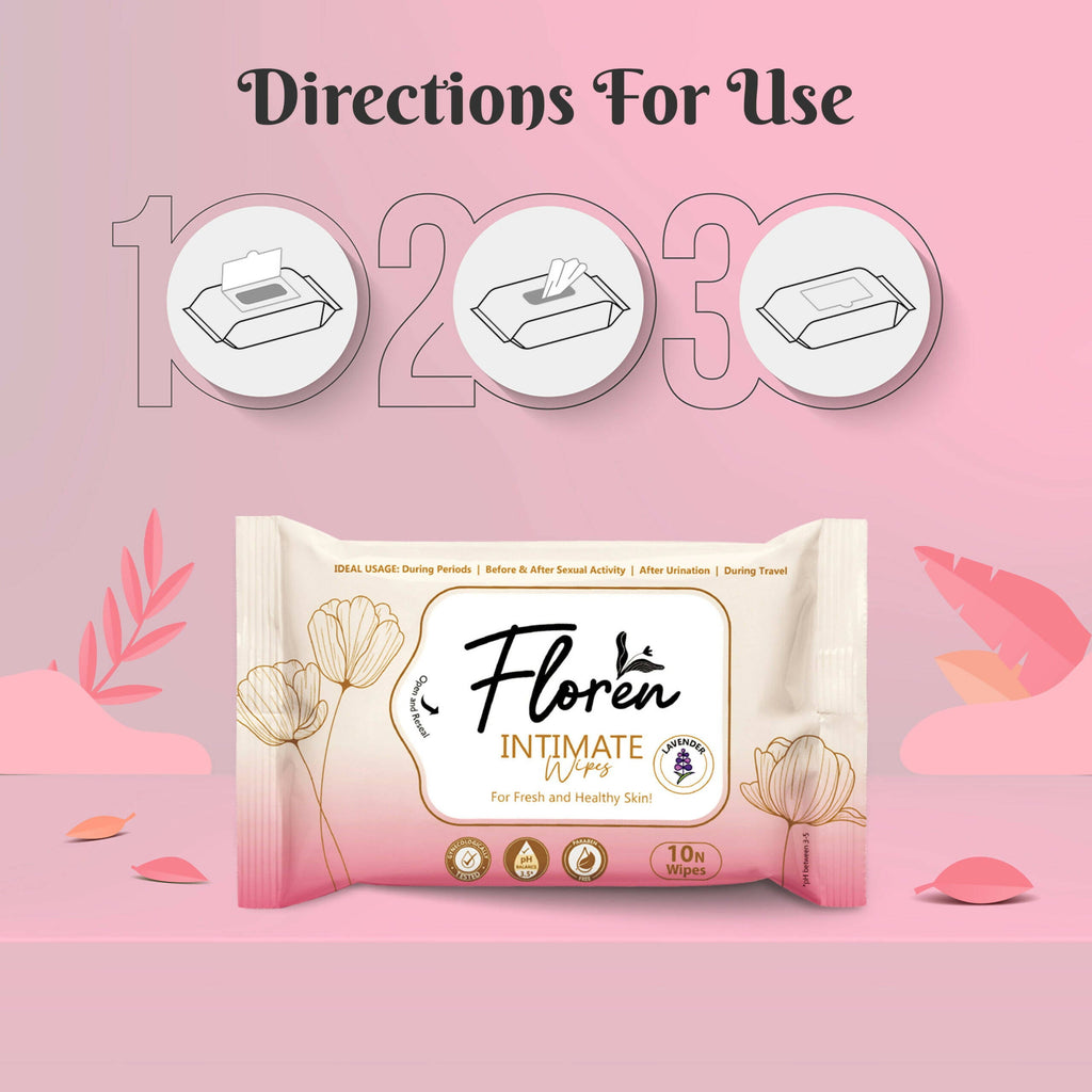 Floren Coconut Intimate Wipes
