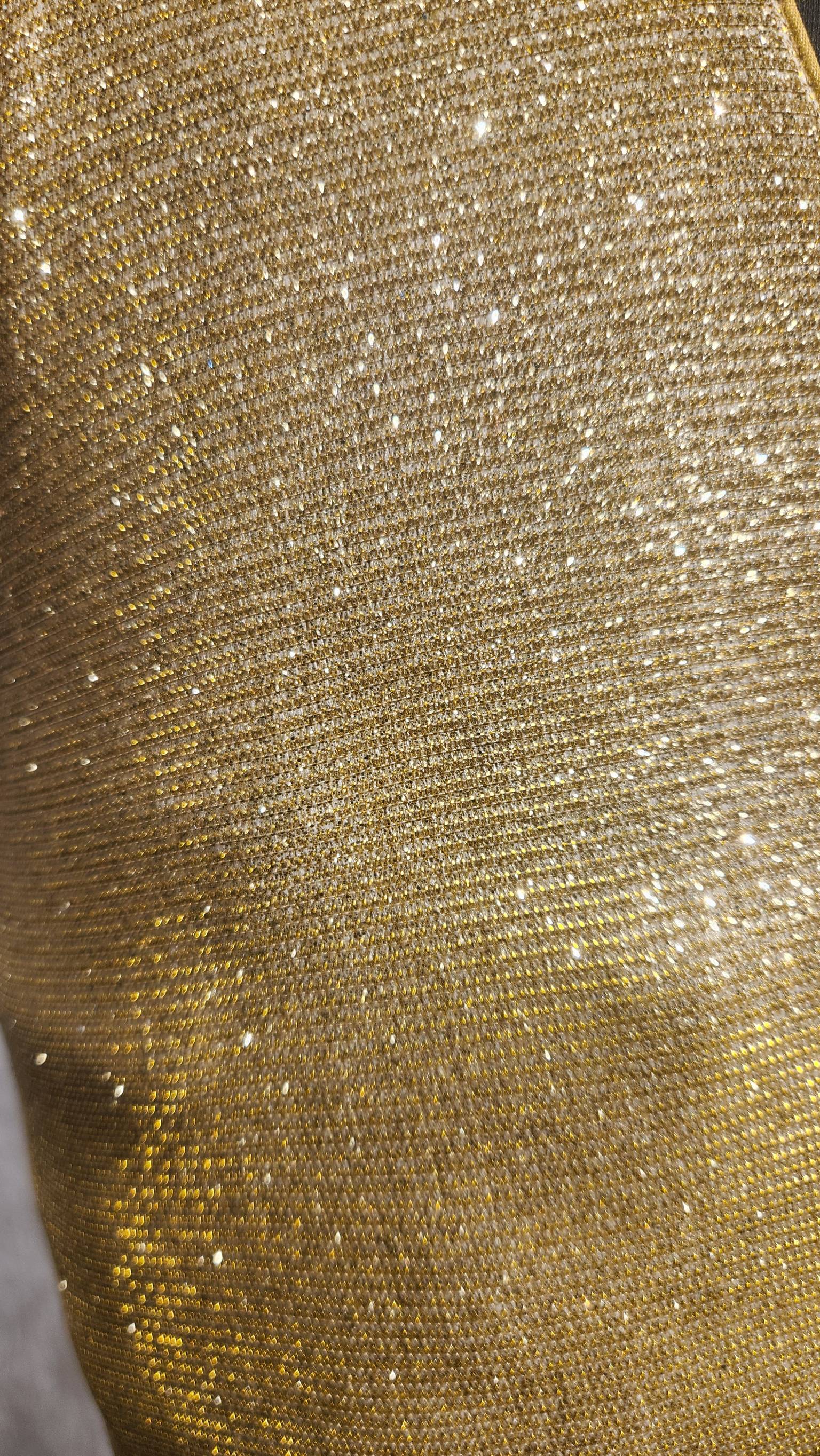 Kia Fashions Gold Lustre Dual Tone Glitter Fabric Readymade Blouse