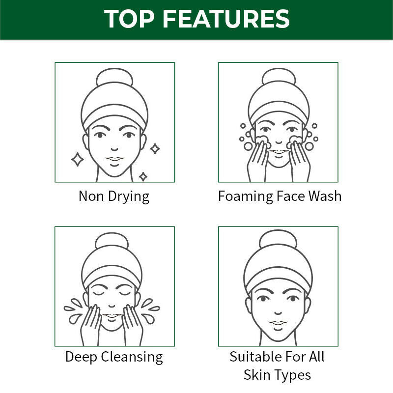 Nykaa Naturals Cucumber & Aloe Vera Face Wash for Hydrated Skin