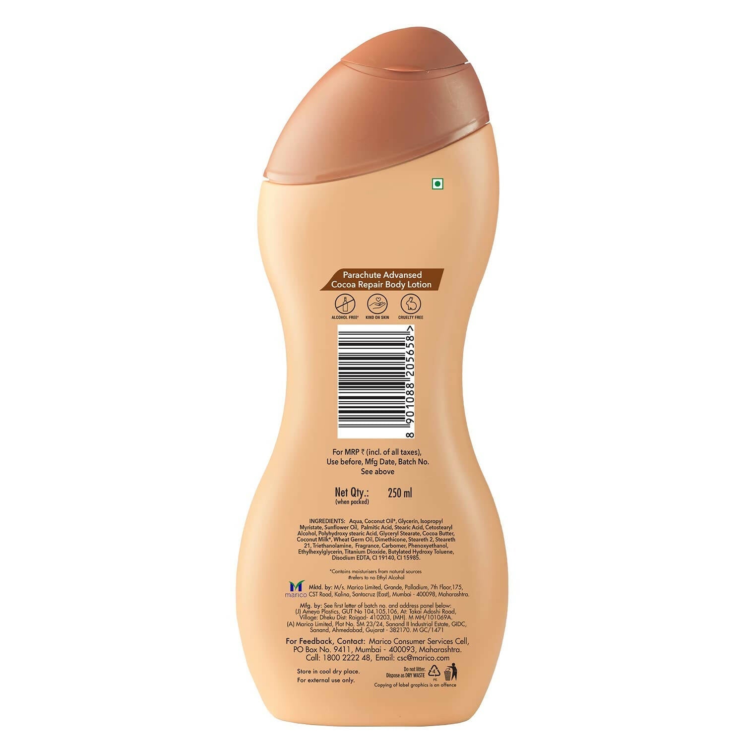 Parachute Advansed Cocoa Repair Body Lotion