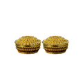 Sri Rudra Gold Fancy Tray Round Bowl (EAN 8906101491865)