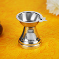 Sri Rudra German Silver Nilanjan Deepa SR 00076