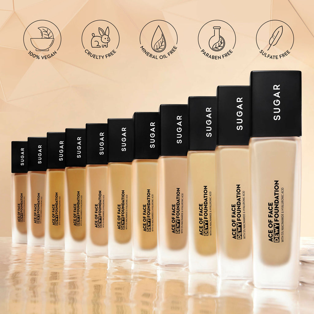 Sugar Ace Of Face Dewy Foundation - 07 Vanilla Latte