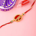 trueBrowns X Voylla Designer Veera Enameled Rakhi With Roli Chaawal Pack