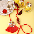 trueBrowns X Voylla Designer Bhaiya Bhabhi Rakhi Set With Roli Chaawal Pack