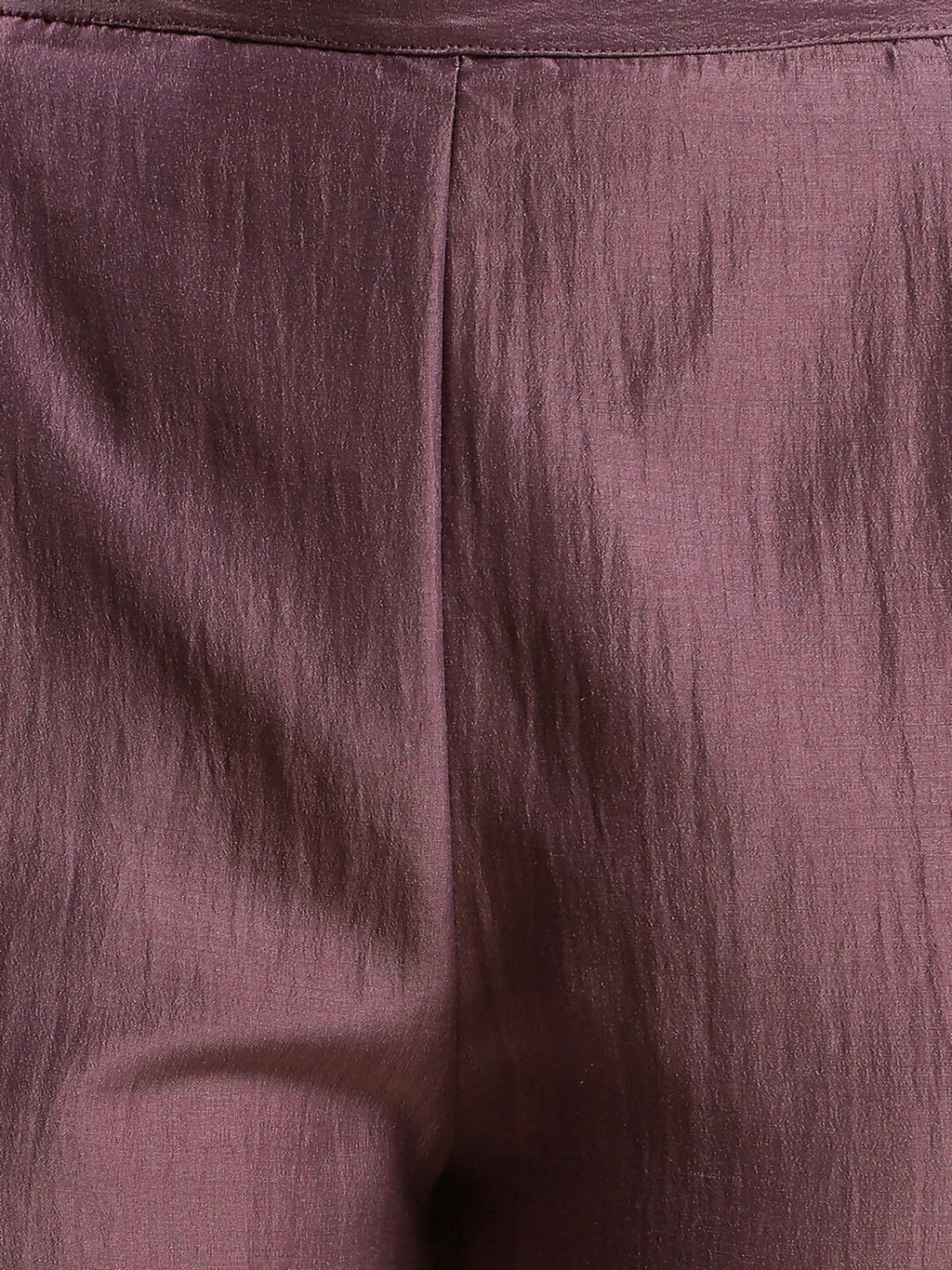 Wine Chinon Embroidered Straight Kurta with Trouser & Dupatta - Salimar