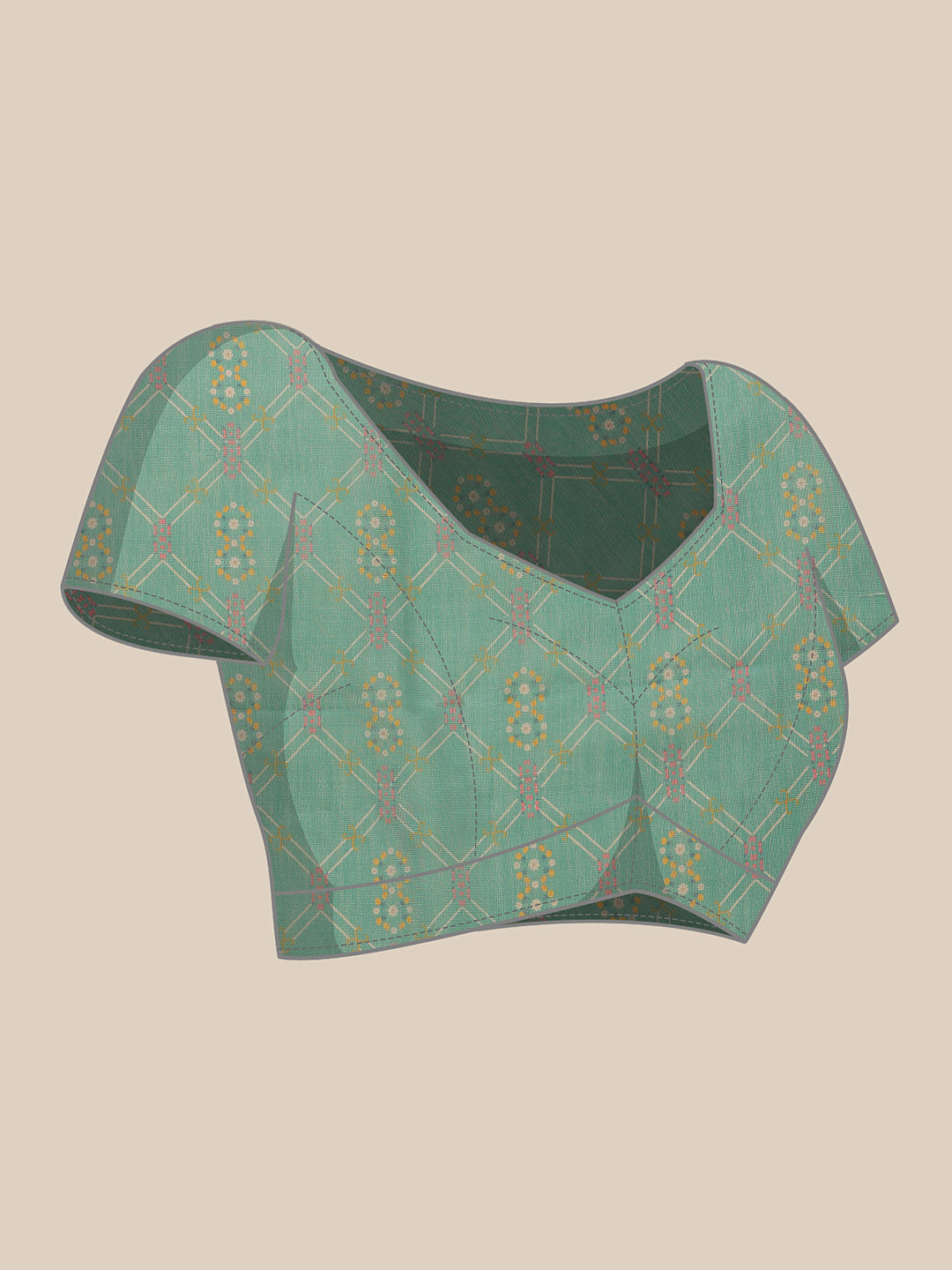 Hiral Fashion Yellow Banarasi Cotton Silk Fruits Digital Printed Saree