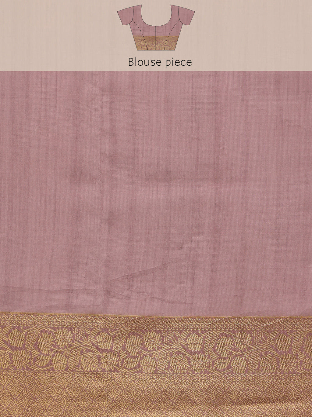Pink Kota Doria Embroidered Floral Saree with Unstitched Blouse - Hiral Fashion