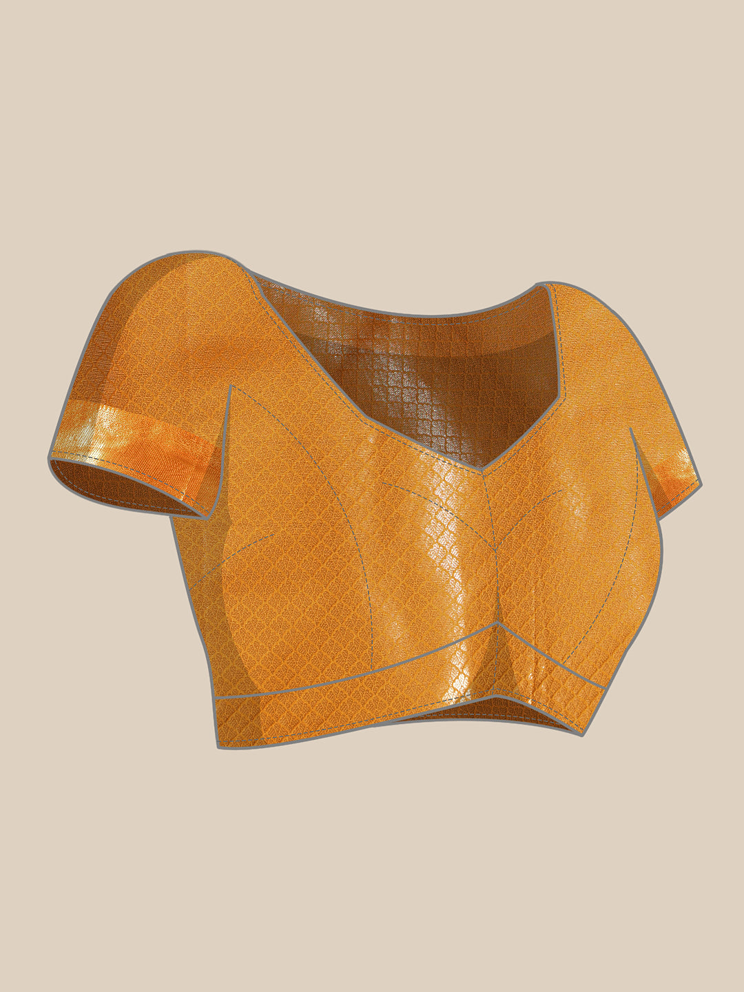 Hiral Fashion Mustard Kanjeevaram Banarasi Silk Ikkat Woven Design Saree
