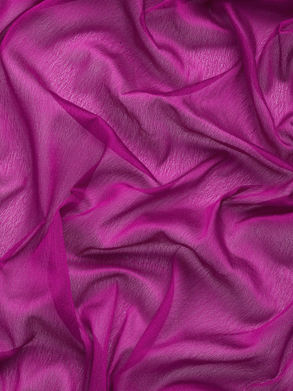 Purple Pure Viscose Chinon Zari Woven Solid Saree with Unstitched Blouse - Hiral Fashion