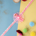 trueBrowns X Voylla Adorable Pink Teddy Bear Rakhi With Roli Chaawal Pack