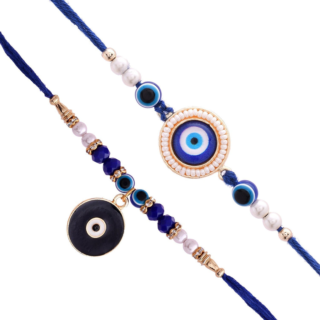 trueBrowns X Voylla Set of 2 Evil Eye Motif Rakhis