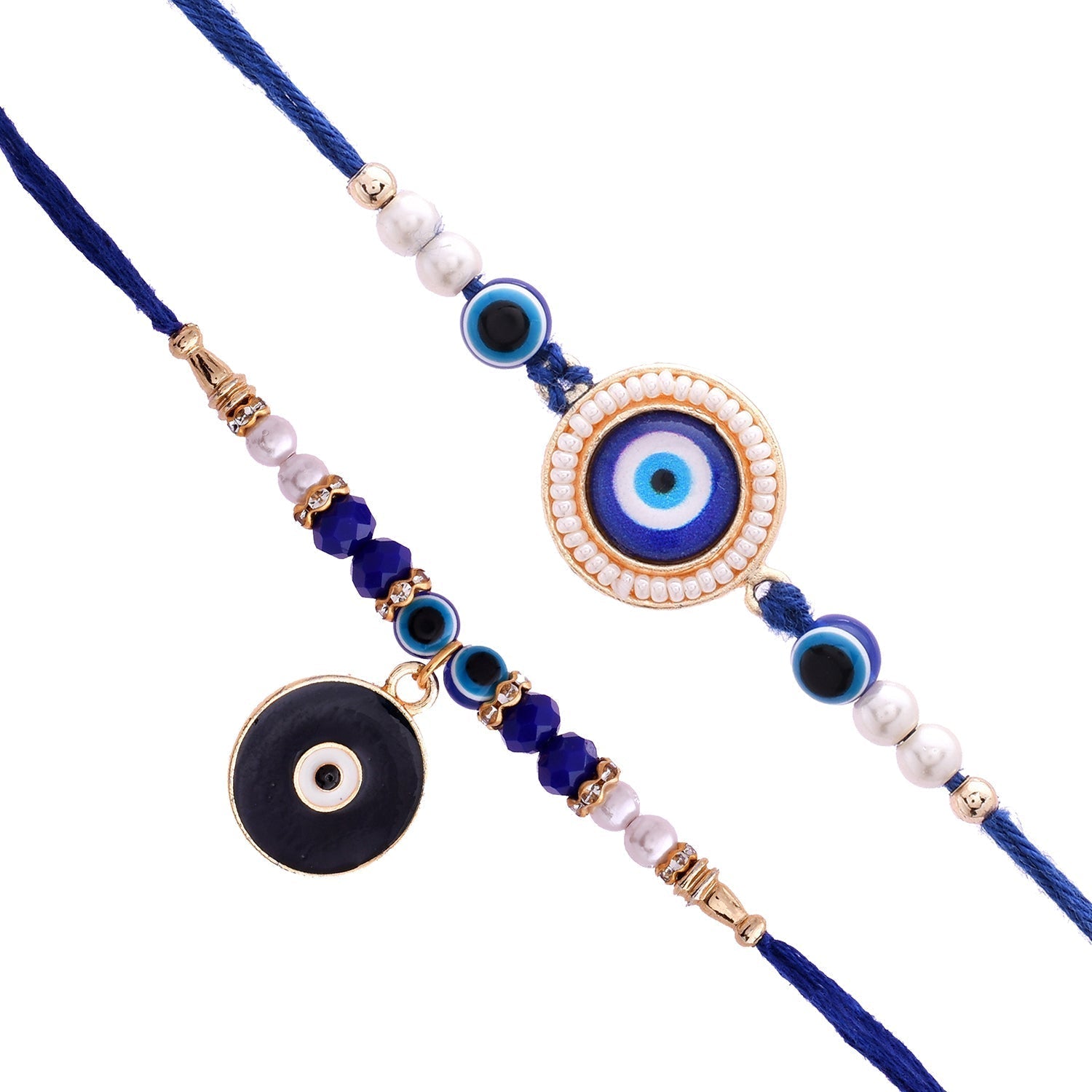 trueBrowns X Voylla Set of 2 Evil Eye Motif Rakhis