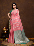 Vedant Vastram Jacquard Work Fancy Bollywood Saree - Gajari