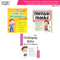 Scholars Insight Combo Set of Mathematics Workbooks For Grade 1| Set of 3| Problem Solving Book for Kids