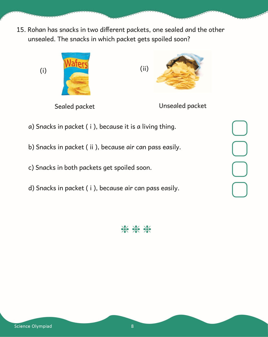 Scholars Insights Science Olympiad Grade 1| Science Practical Questions in MCQ format, QMR Sheet, Self Evaluation Sheet, Test Paper|Ages 6-7 Years