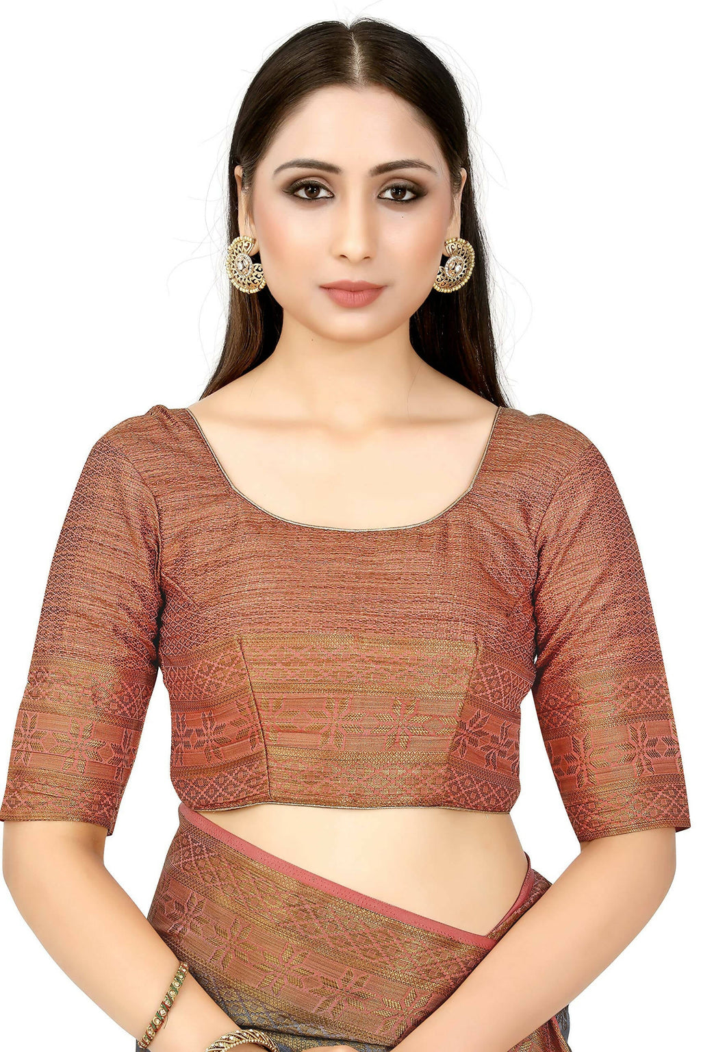 Mimosa Women's Patola Art Silk Grey Saree