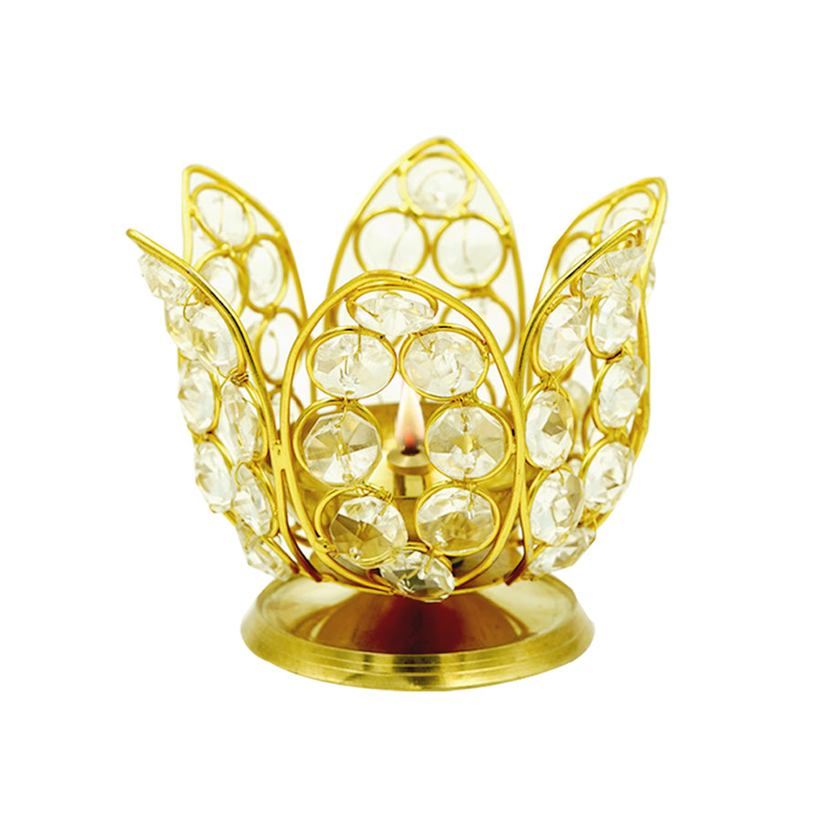 Shubhkart Nitya Brass Bhramha Kamal Diya