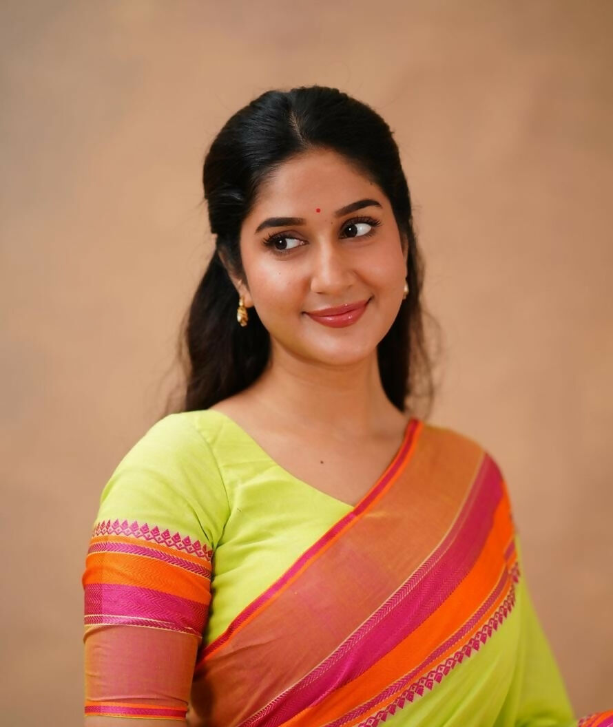 Exclusive Collection Light Green Beautiful Khadi Cotton Handloom Saree