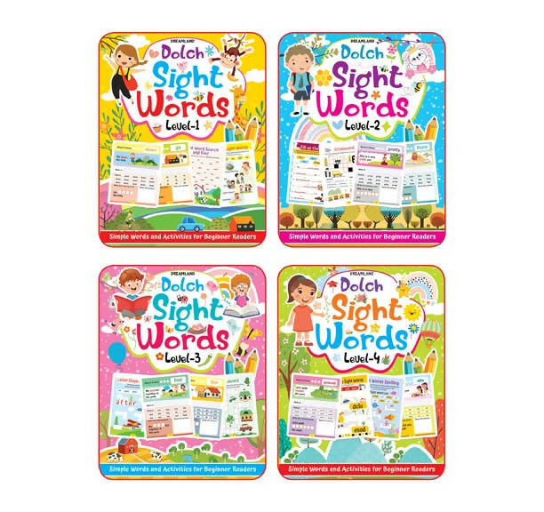 Dreamland Dolch Sight Words Books Pack- 4 Books
