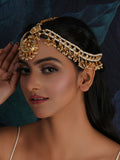 Kundan Layered Matha Patti (Gold) - Ruby Raang