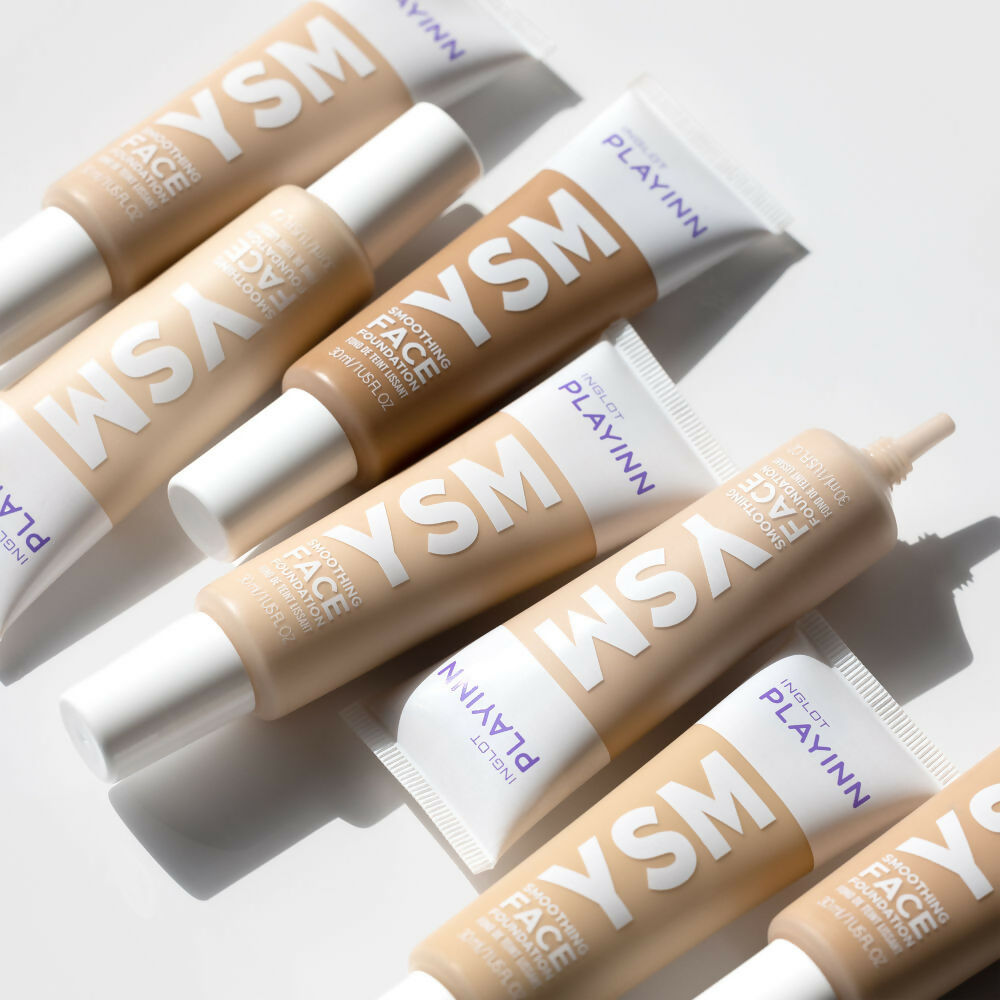 Inglot Playinn YSM Smoothing Face Foundation - 43