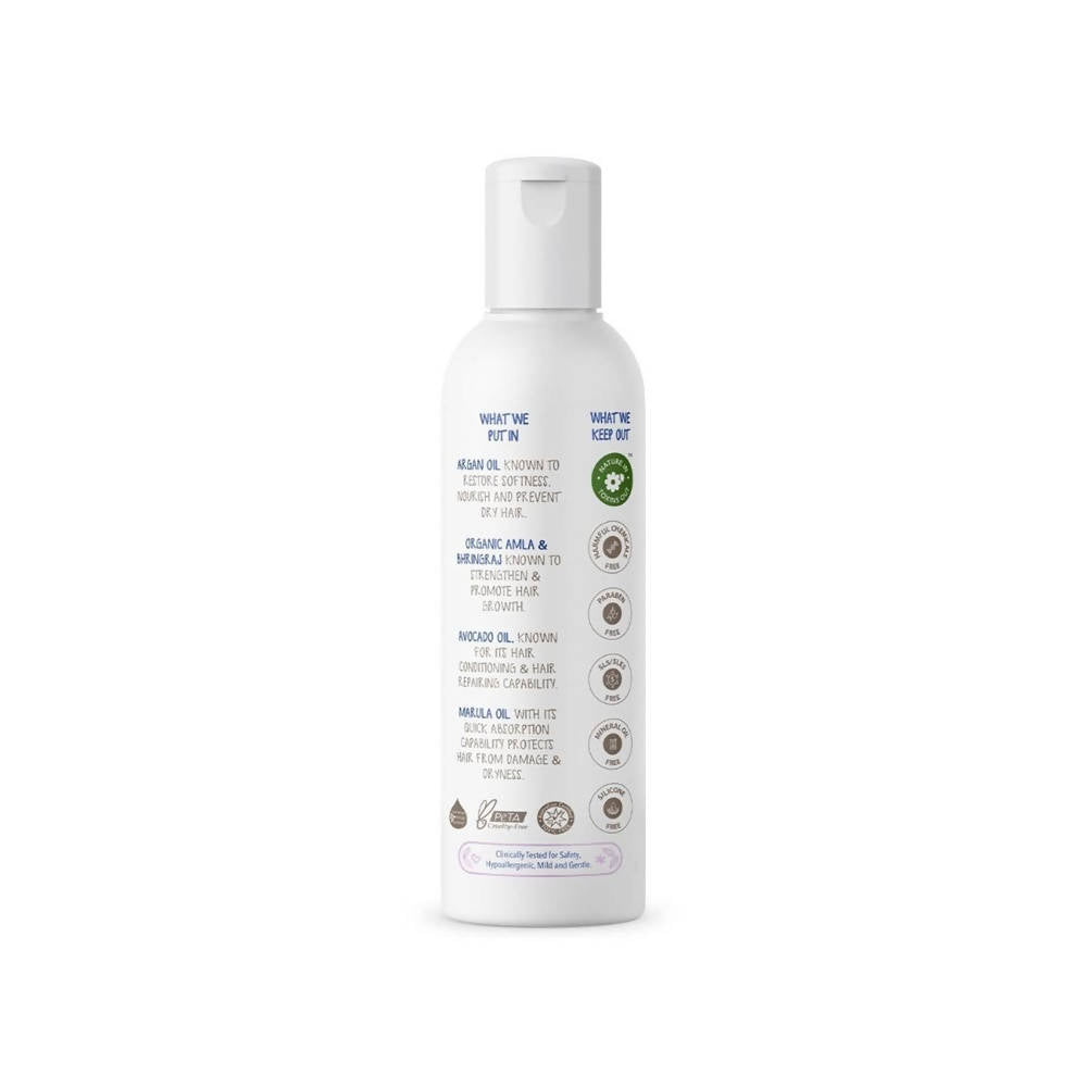 The Moms Co Natural Baby Hair Oil For Strengthens & Softens Baby's Hair
