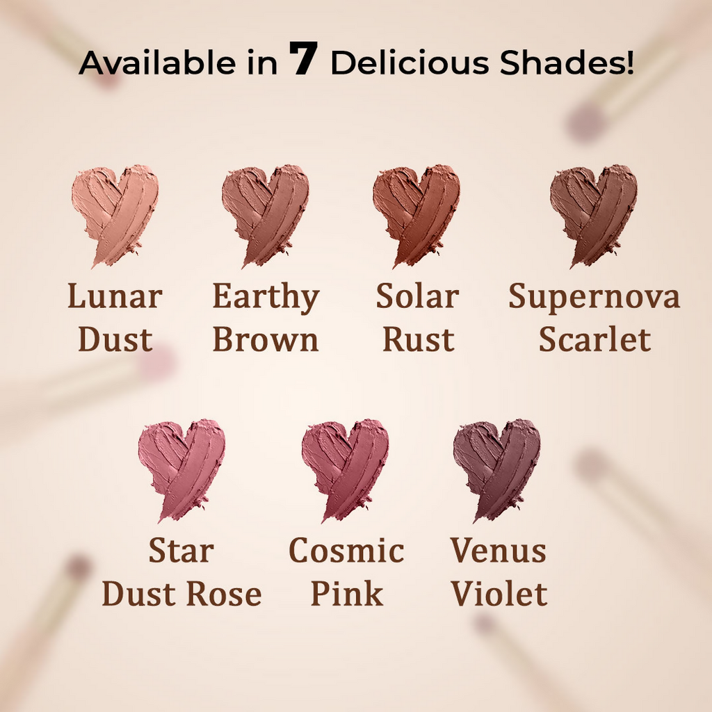 The Natural Wash Silky Matte Fusion Longstay Bullet Lipstick - Stardust Rose