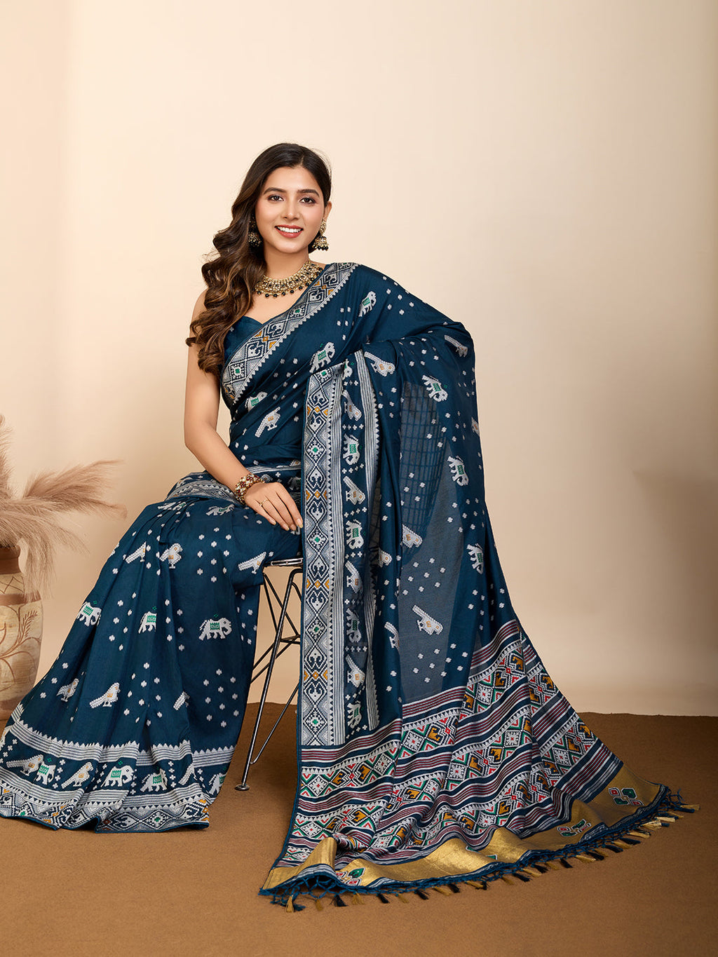 Vedant Vastram Maslin Dola Silk Kanjeevaram Silk Saree - Morpich