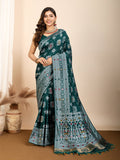 Vedant Vastram Maslin Dola Silk Kanjeevaram Silk Saree - Morpich