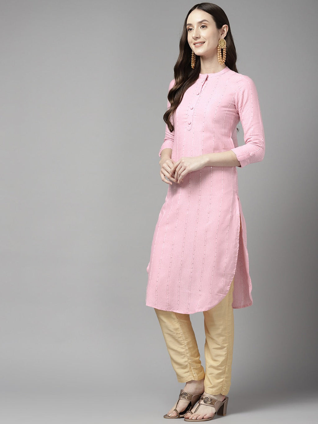 Yufta Striped Kurta