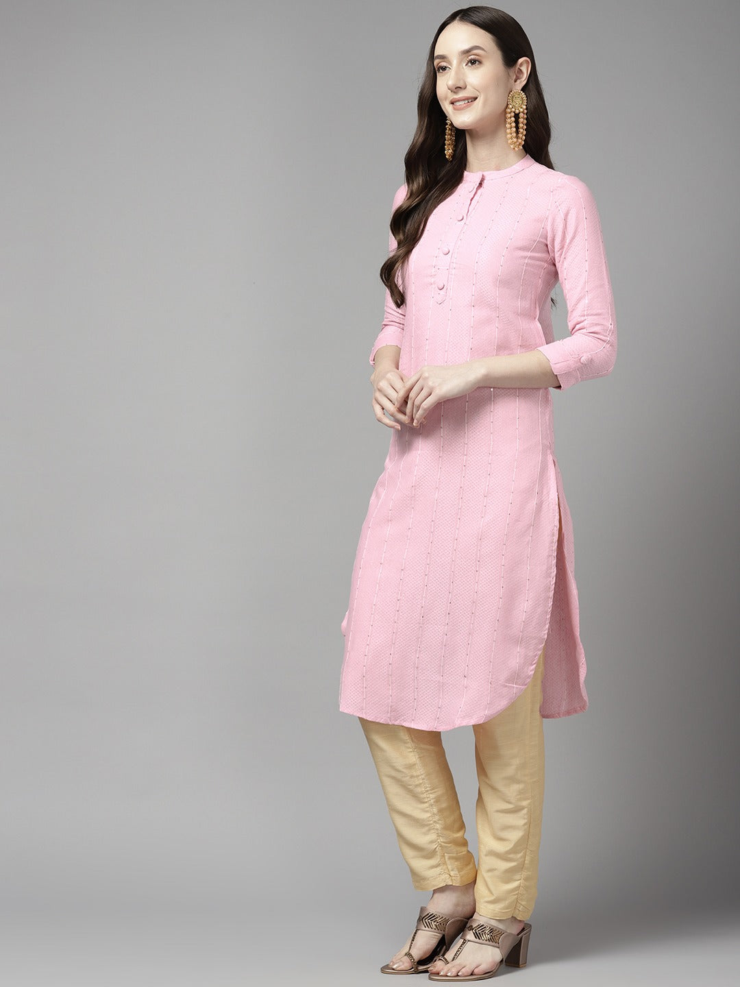 Yufta Striped Kurta