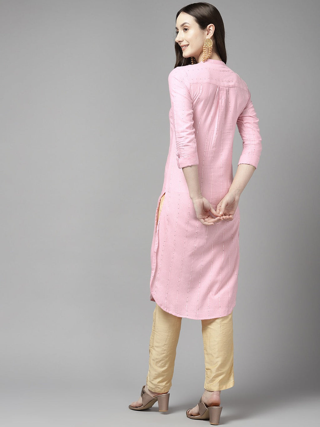 Yufta Striped Kurta
