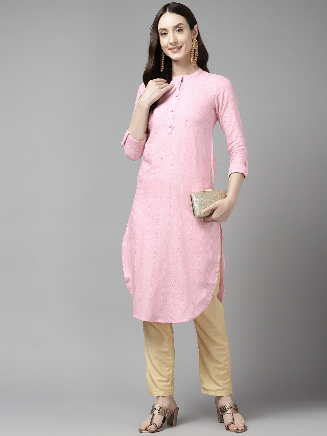 Yufta Striped Kurta