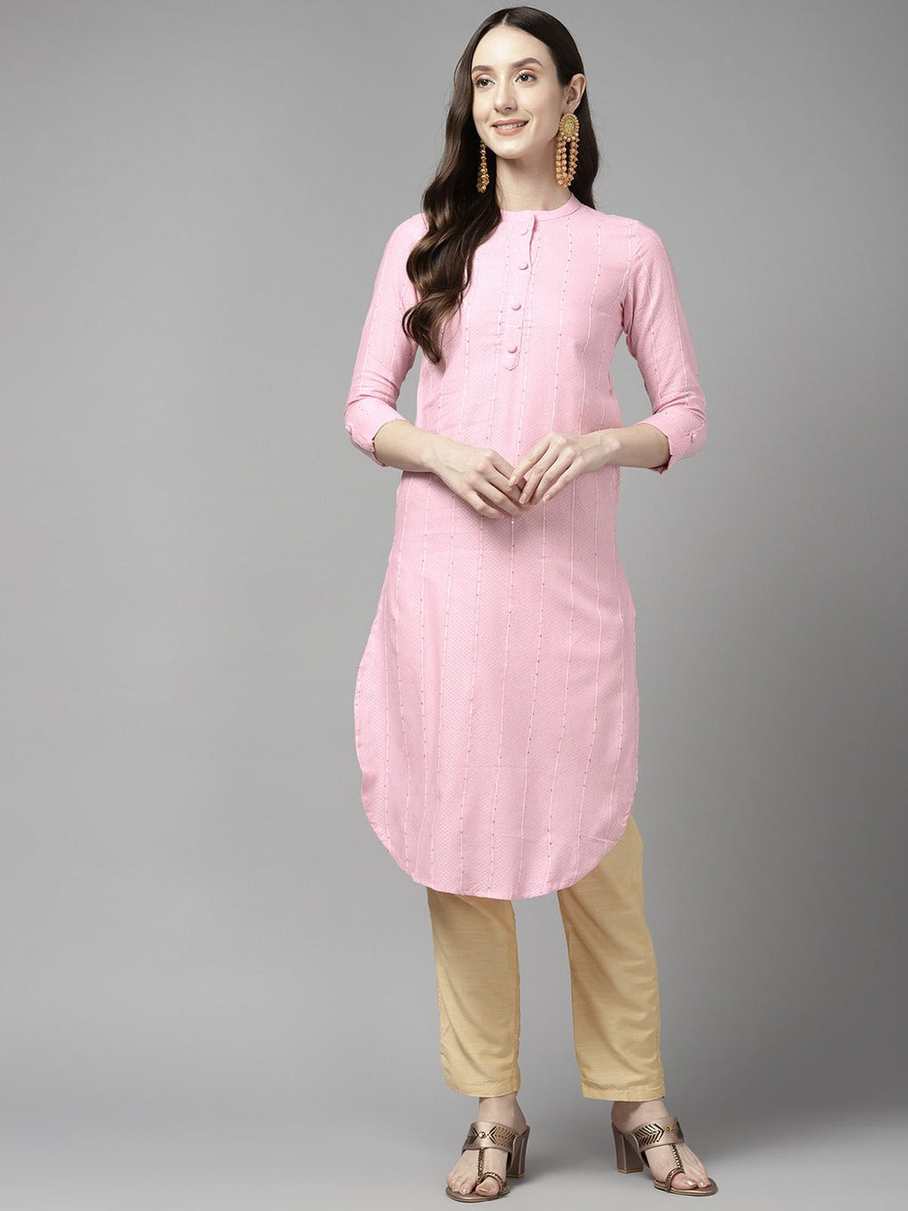 Yufta Striped Kurta