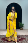 Lehenga Mart Designer Embroideried and Mirror Work Suit