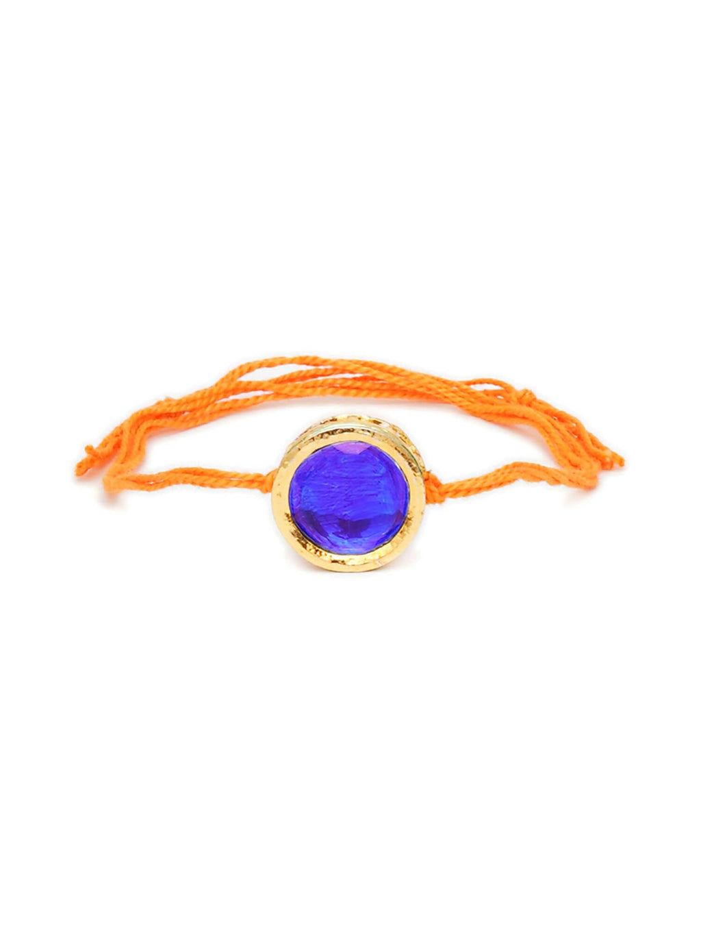 Designer kundan Rakhi - Ruby Raang