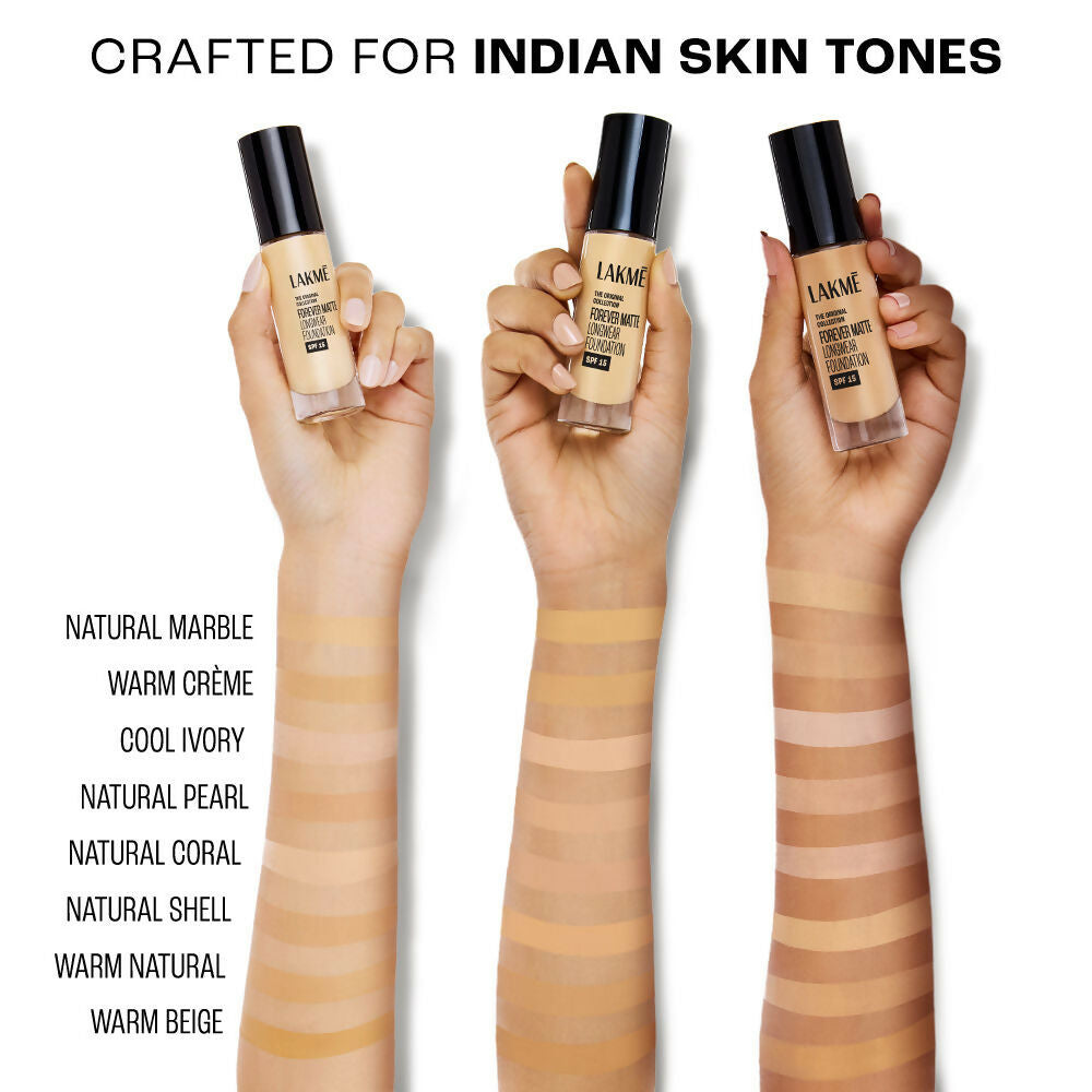 Lakme Forever Matte Longwear Foundation - Natural Coral