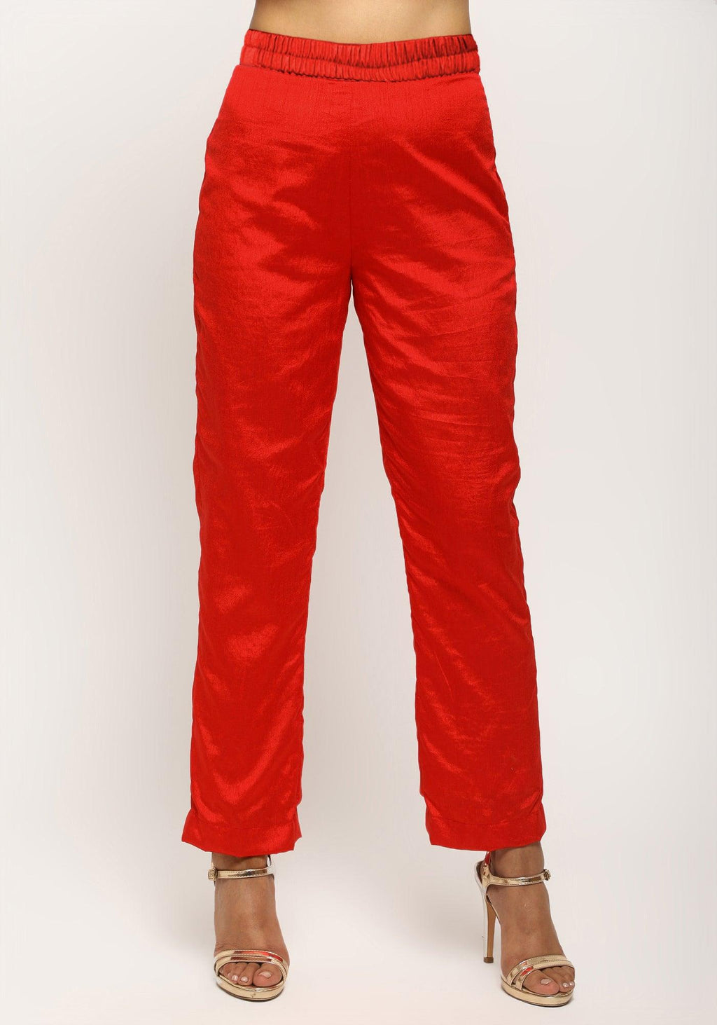 trueBrowns Pink Angrakha Set